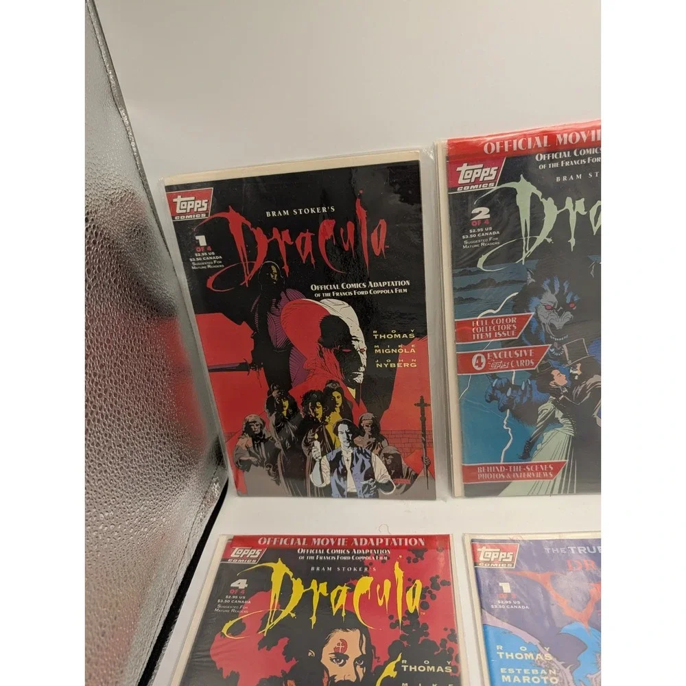 Bram Stoker's Dracula 1-4 And Vlad The Impaler 1-3 Topps Comic Complete